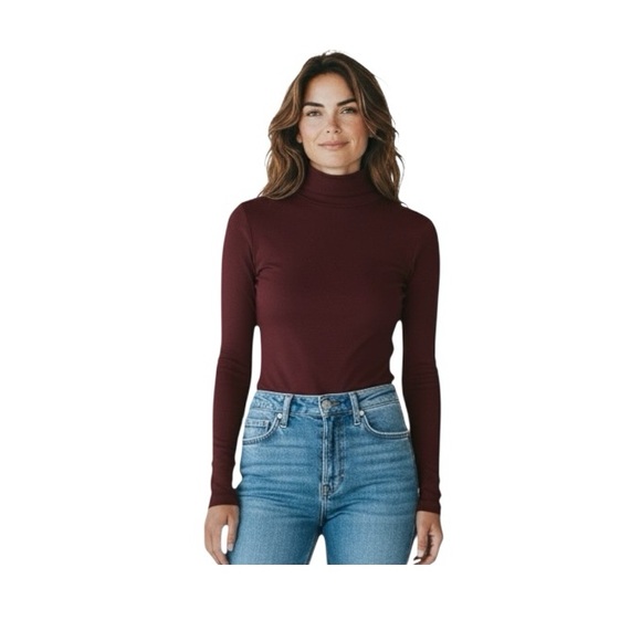 Free People Like I Do Turtleneck Top - Picture 2 of 9